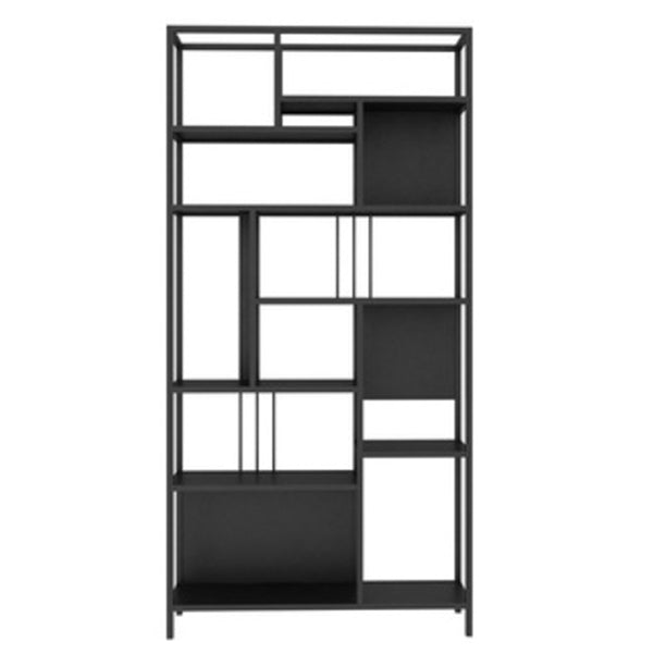Metal Open Etagere Shelf Bookcase Vertical Shelves Included Bookshelf for Bedroom