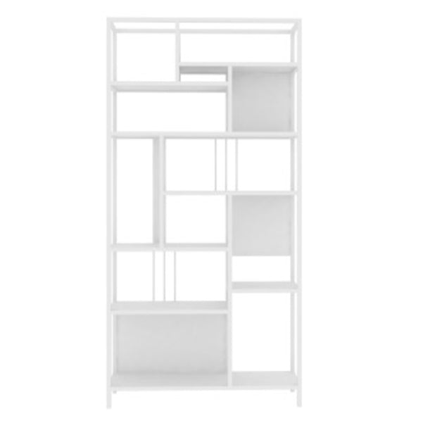 Metal Open Etagere Shelf Bookcase Vertical Shelves Included Bookshelf for Bedroom