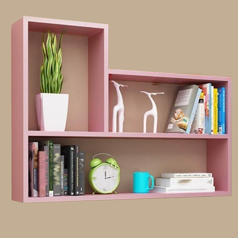 Modern Engineered Wood Bookcase Floating Wall Mounted Bookshelf