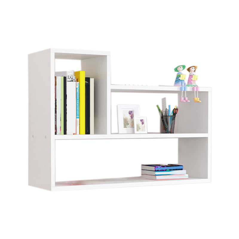 Modern Engineered Wood Bookcase Floating Wall Mounted Bookshelf