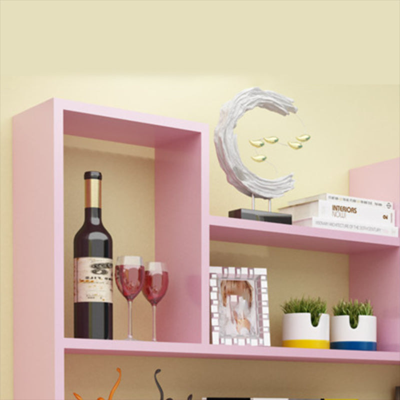 Modern Engineered Wood Bookcase Floating Wall Mounted Bookshelf