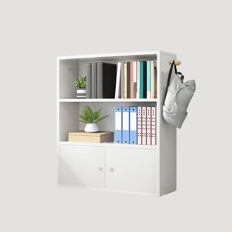 Contemporary Wood Bookshelf Standard Shelf Bookcase for Home Office