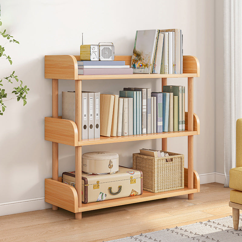 Contemporary Wood Bookcase Etagere Bookshelf for Home Office