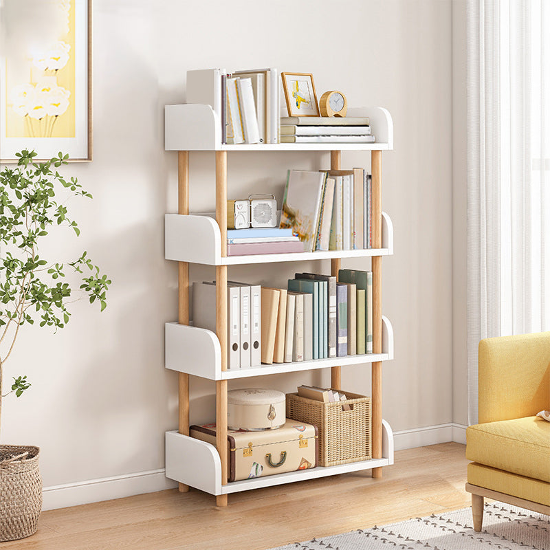 Contemporary Wood Bookcase Etagere Bookshelf for Home Office