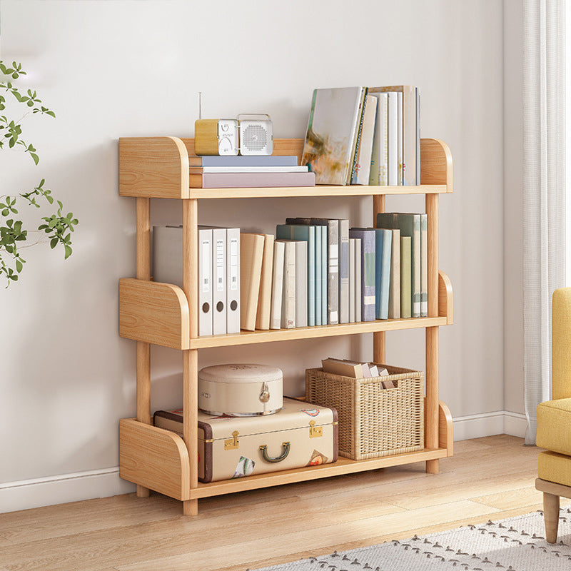 Contemporary Wood Bookcase Etagere Bookshelf for Home Office