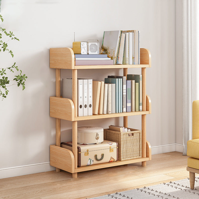 Contemporary Wood Bookcase Etagere Bookshelf for Home Office
