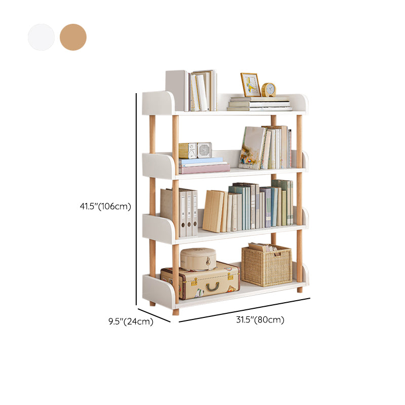 Contemporary Wood Bookcase Etagere Bookshelf for Home Office