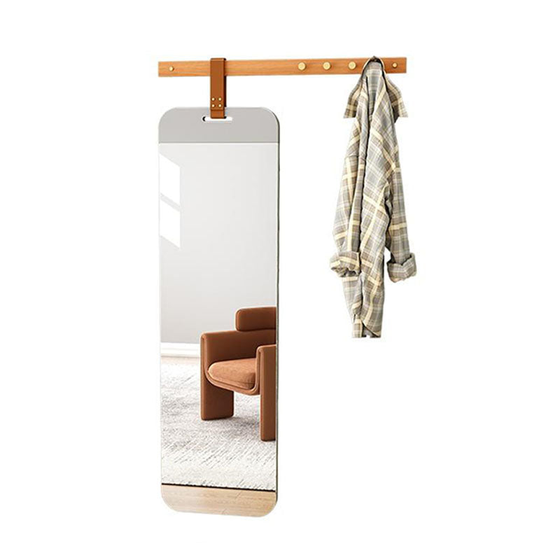 Wall-Mounted Hall Stand with Mirror Included Hall Tree for Living Room