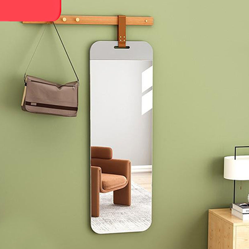 Wall-Mounted Hall Stand with Mirror Included Hall Tree for Living Room