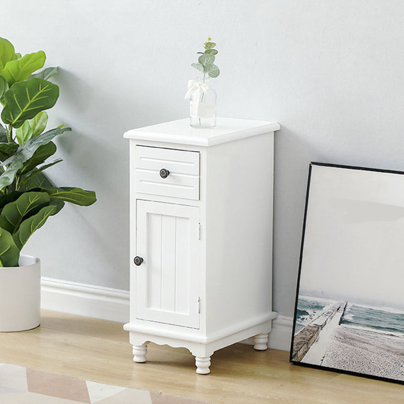 Nautical Vertical Solid Wood Storage Chest Bedroom Chest with Drawers