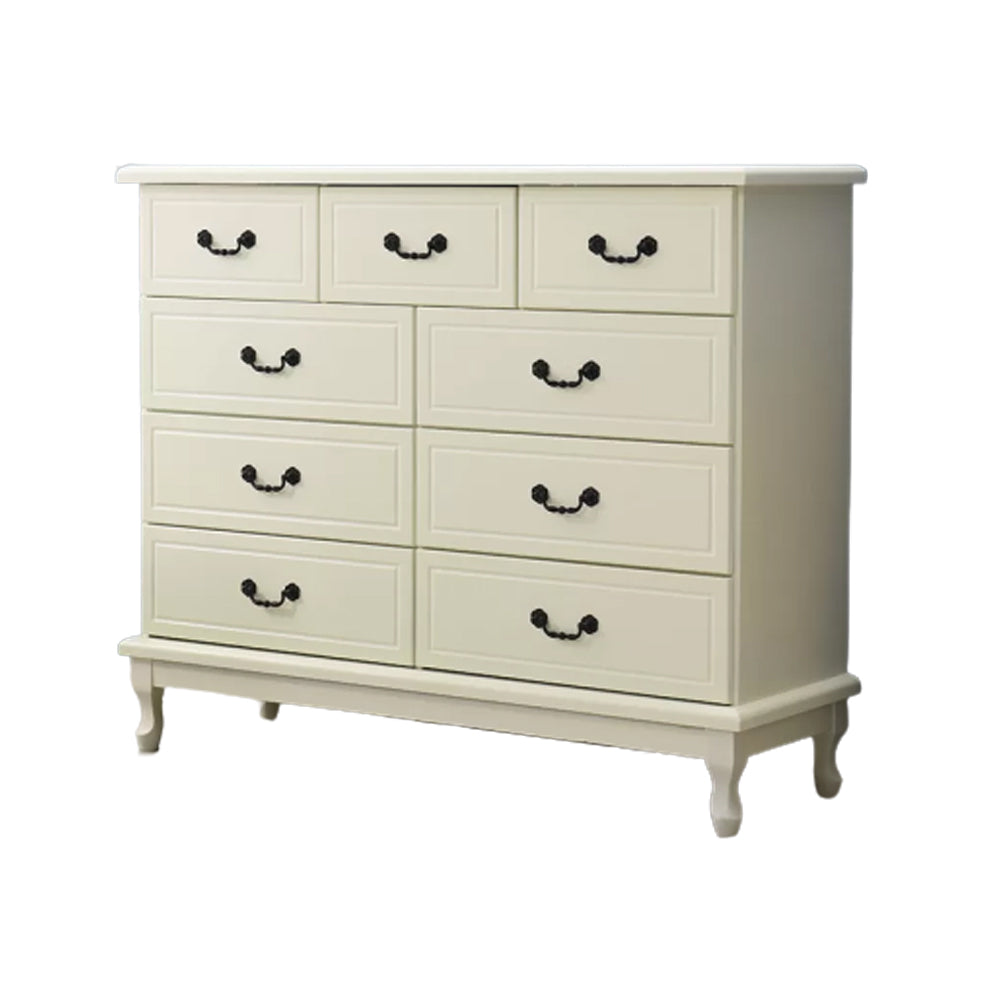 American Traditional Home Chest Solid Wood Storage Chest with Drawers