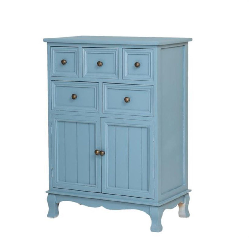 Nautical Bedroom Storage Chest Solid Wood Chest with Drawers