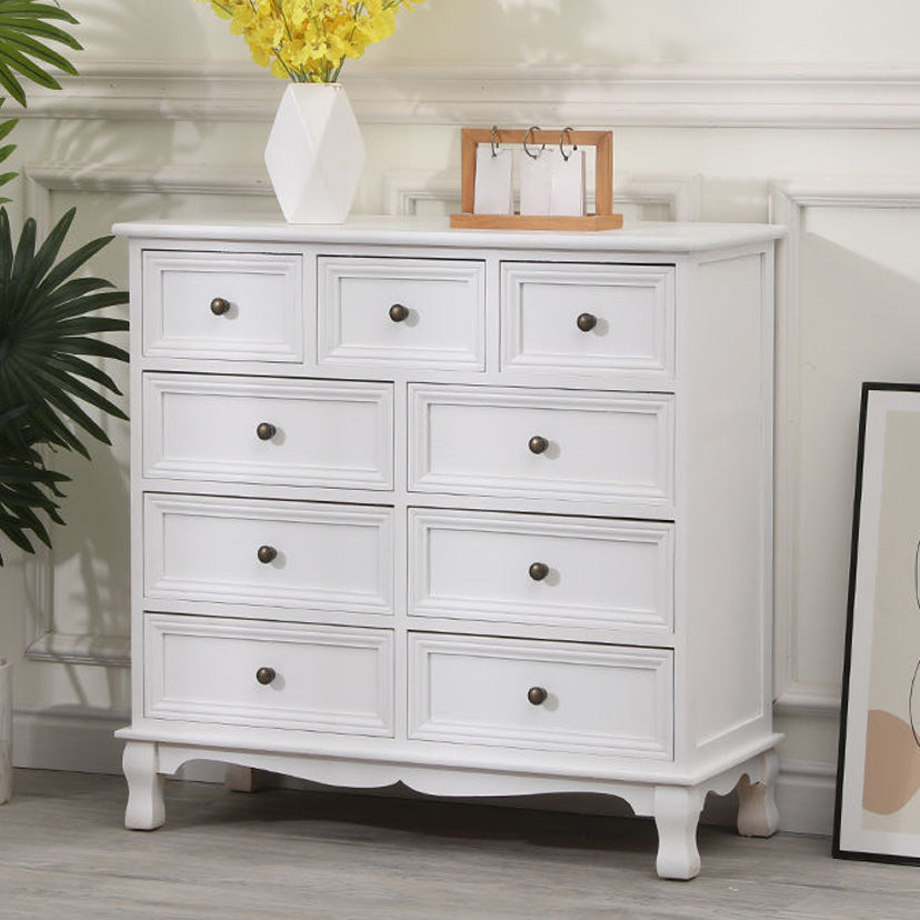 Nautical Bedroom Storage Chest Solid Wood Chest with Drawers