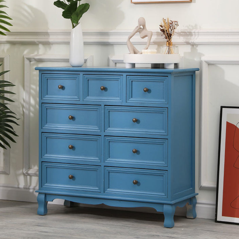 Nautical Bedroom Storage Chest Solid Wood Chest with Drawers