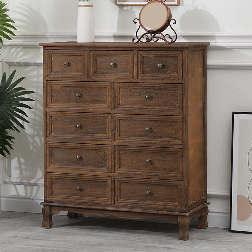 Nautical Bedroom Storage Chest Solid Wood Chest with Drawers