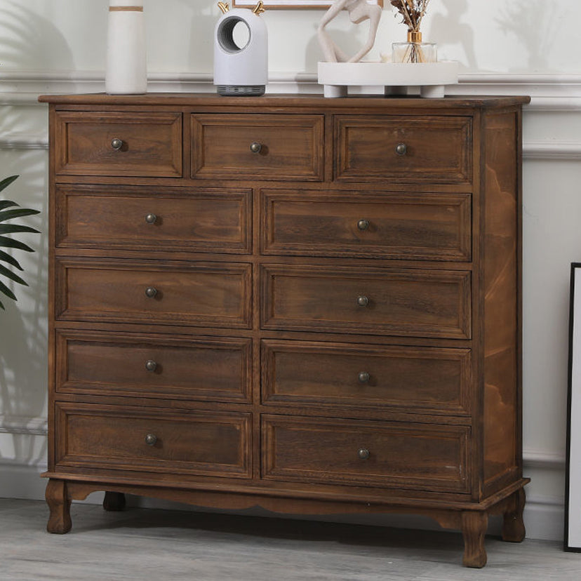 Nautical Bedroom Storage Chest Solid Wood Chest with Drawers