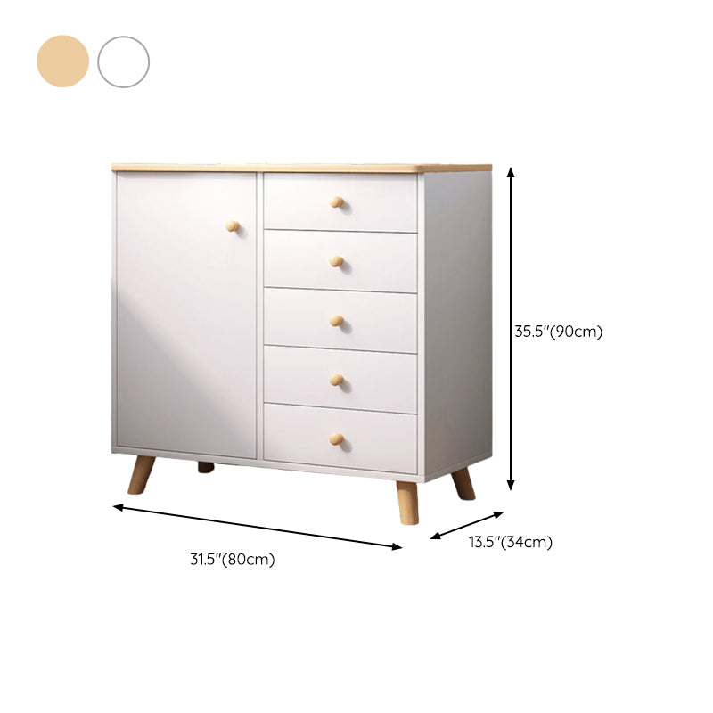 Contemporary Combo Dresser Solid Wood Bachelor's Chest for Home