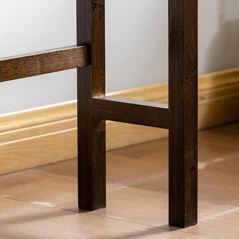 Mid-Century Modern Console Table Wood Rectangle Hall End Table