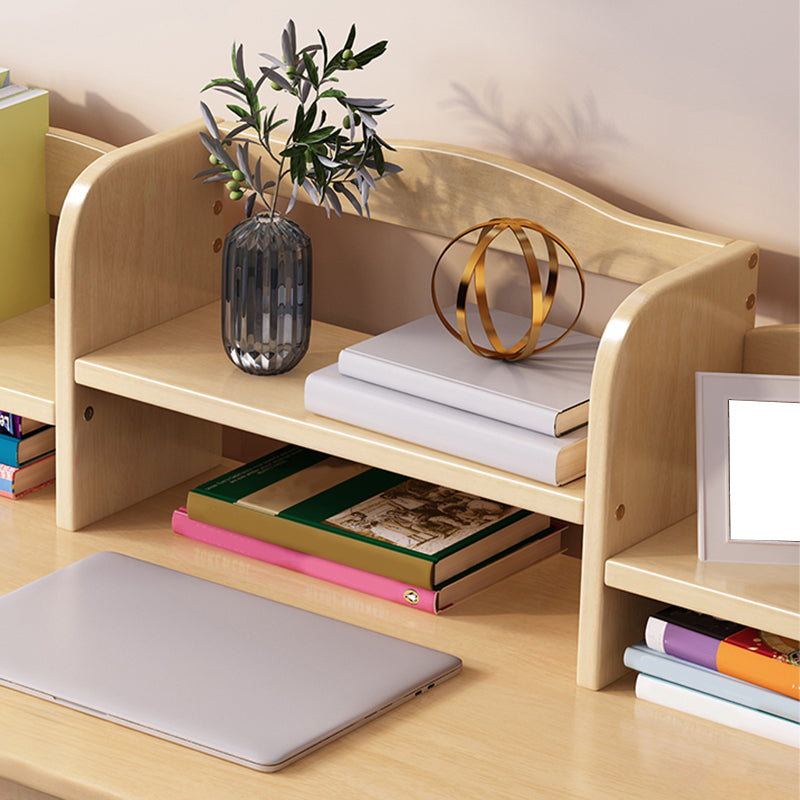 10.5" W Bookshelf Modern Wooden Geometric Bookcase for Home Office