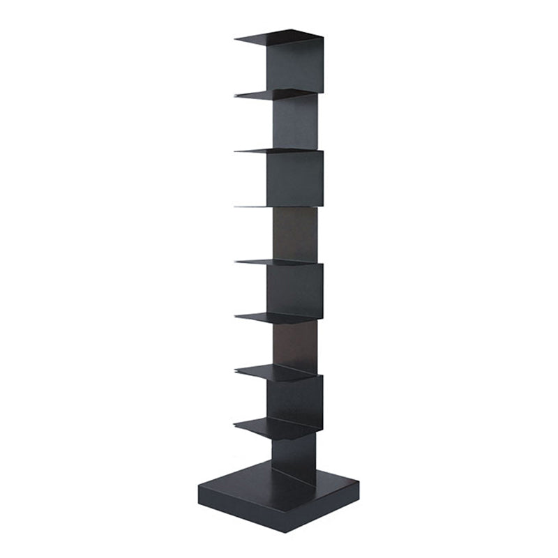 Contemporary Steel Bookshelf Geometric Shelf Bookcase for Study Room