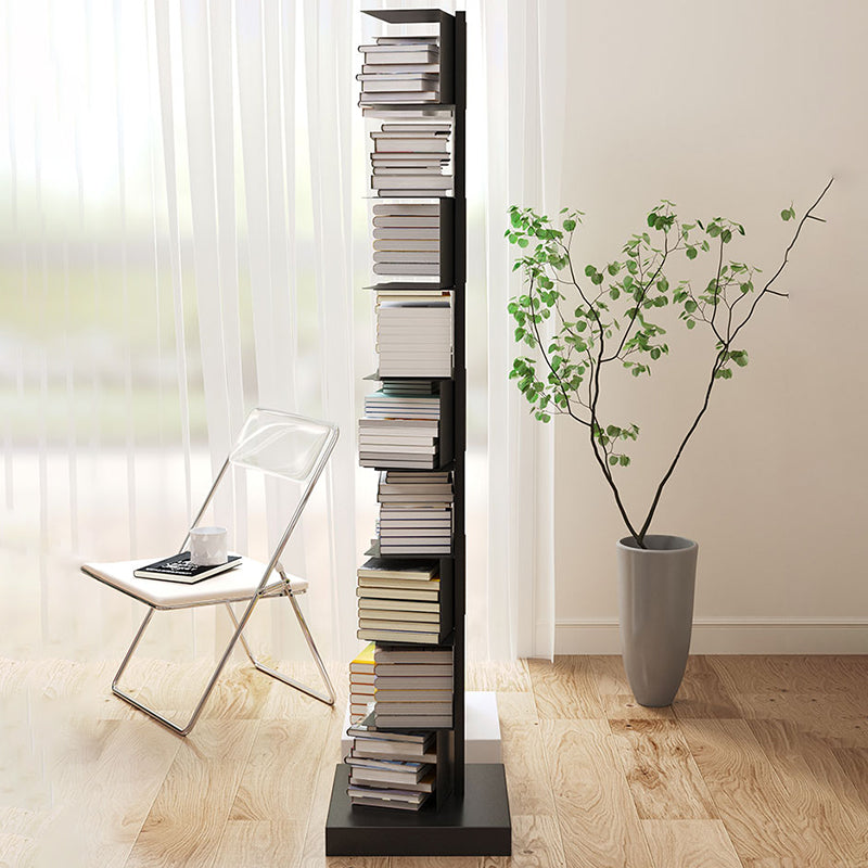 Contemporary Steel Bookshelf Geometric Shelf Bookcase for Study Room