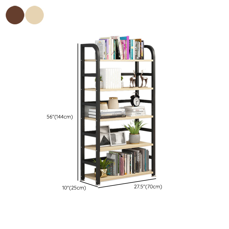 Metal Open Shelf Bookcase Shelves Included Etagere Bookshelf for Study Room