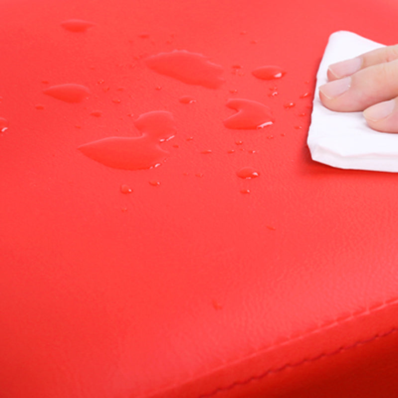 Modern Solid Color Pouf Standard Square Stain Resistant Cube for Living Room