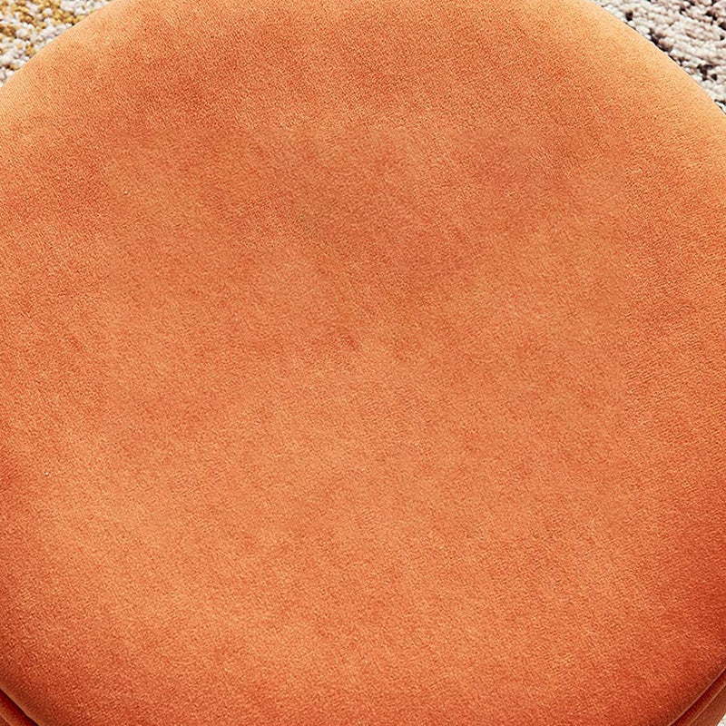 Modern Round Pouf Pure Color Tear Resistant Pouf for Drawing Room