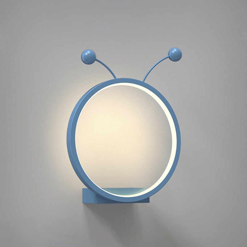 Metal Geometric Shape Wall Light Kid Style 1 Light Wall Light Sconce