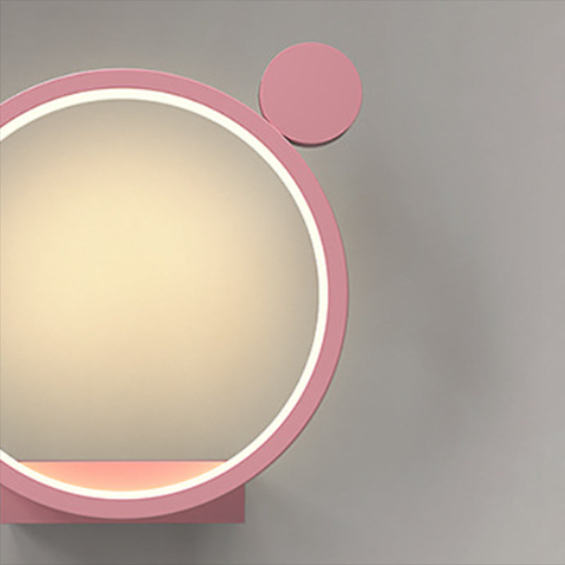 Metal Geometric Shape Wall Light Kid Style 1 Light Wall Light Sconce