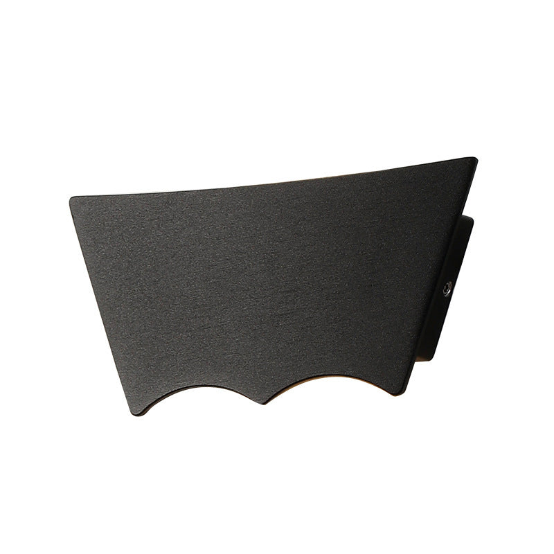 Modern Style Geometry Shade Wall Sconce Metal 3 Light Sconces for Outdoor