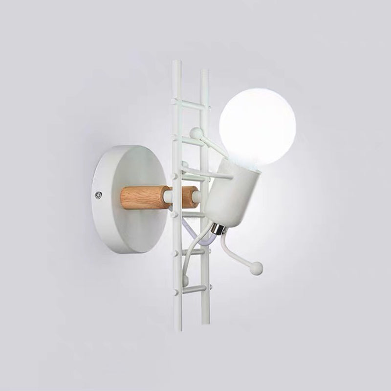 Metal Unique Shape Wall Light Kid Style 1 Light Wall Light Sconce