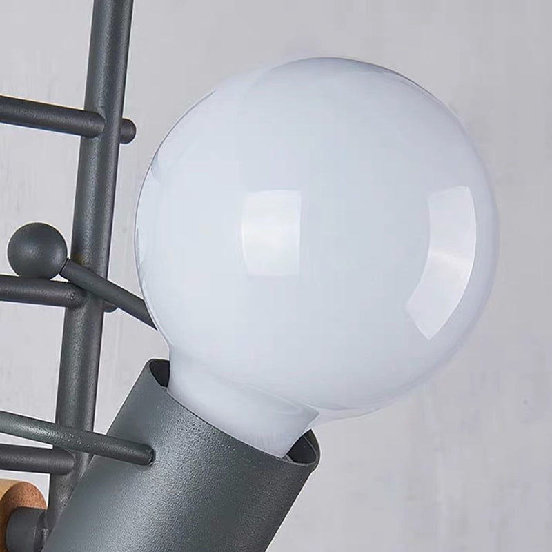 Metal Unique Shape Wall Light Kid Style 1 Light Wall Light Sconce