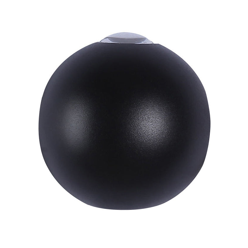 Ball Shape Wall Light Modern Style Metal 1/2/4 Lights Sconce in Black