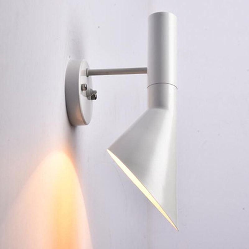 Industrial Wall Sconce Cone Shape Wall Light with Aluminum Shade for Living Room