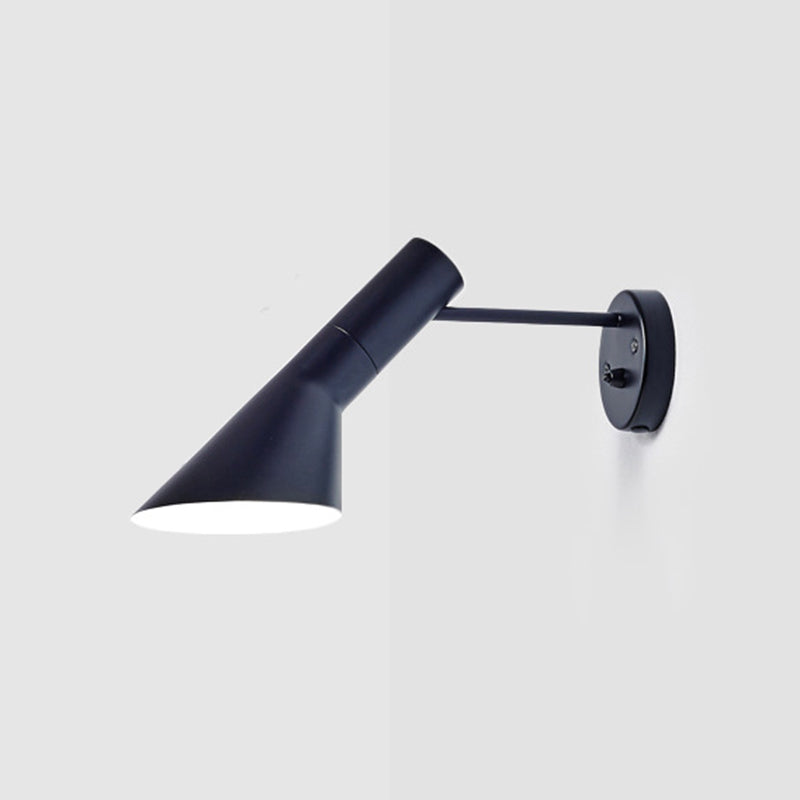 Industrial Wall Sconce Cone Shape Wall Light with Aluminum Shade for Living Room