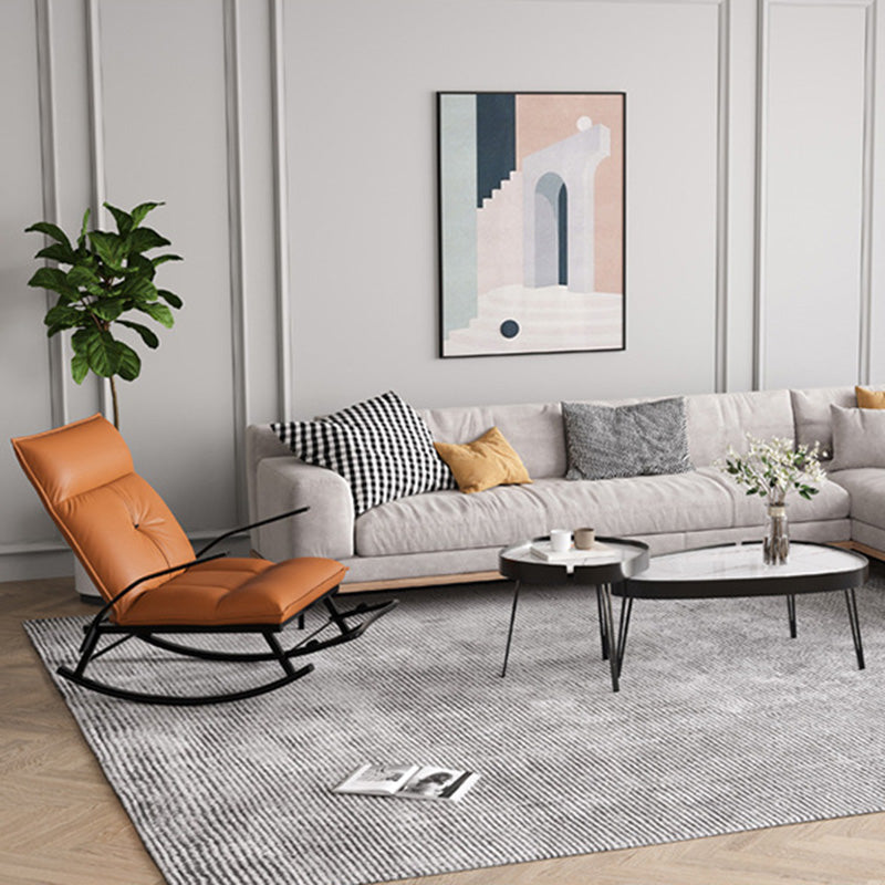 Indoor Single Rocking Chair Modern Style Sofa Rocking Chair for Break