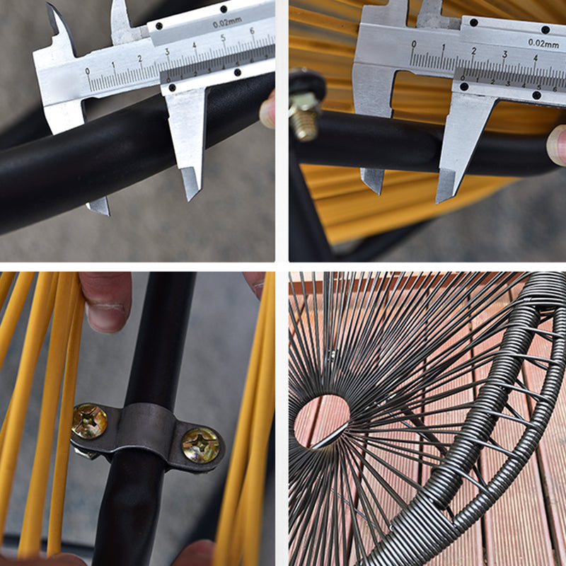 Contemporary Style Rattan Rocking Chair Indoor Rocking Chair