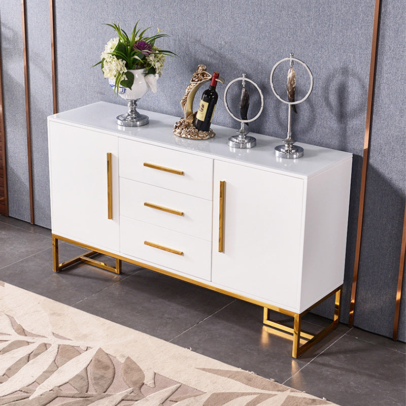 Glam Sideboard Buffet 2 Doors and 3 Drawers Cabinets Buffet Sideboard