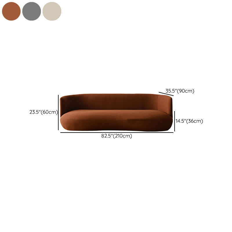 Contemporary 29.5" H Solid Color Linen Tuxedo Arm Sofa for Living Room