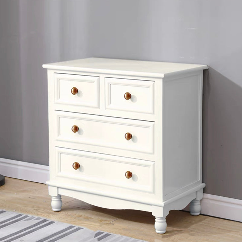 Contemporary Chest Knobs Solid Wood with Drawer Rectangle Accent Chest