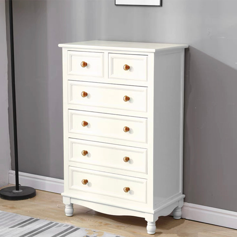 Contemporary Chest Knobs Solid Wood with Drawer Rectangle Accent Chest