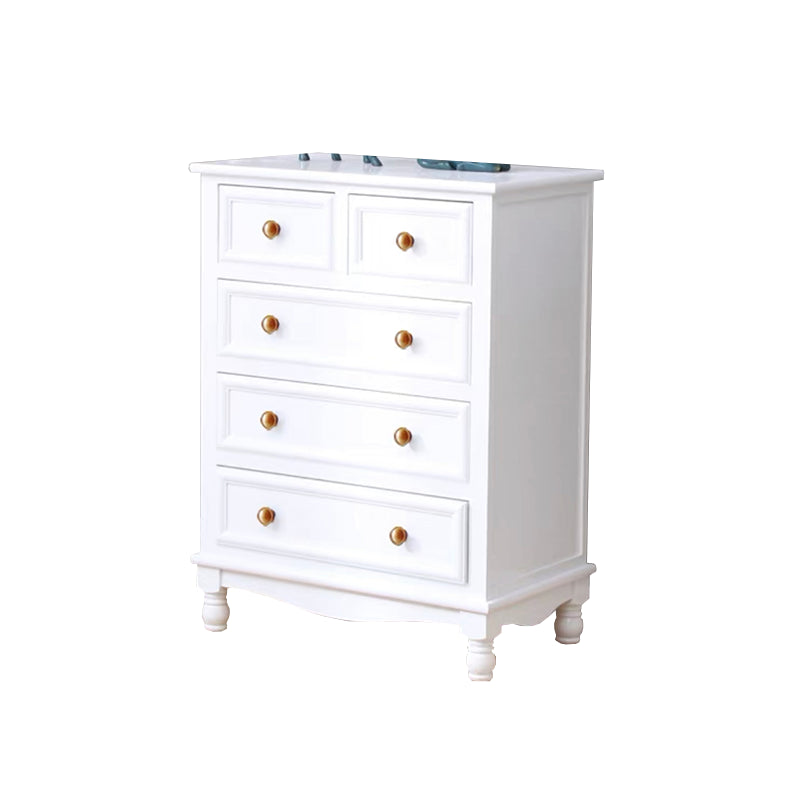 Contemporary Chest Knobs Solid Wood with Drawer Rectangle Accent Chest