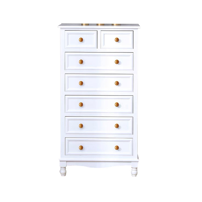 Contemporary Chest Knobs Solid Wood with Drawer Rectangle Accent Chest