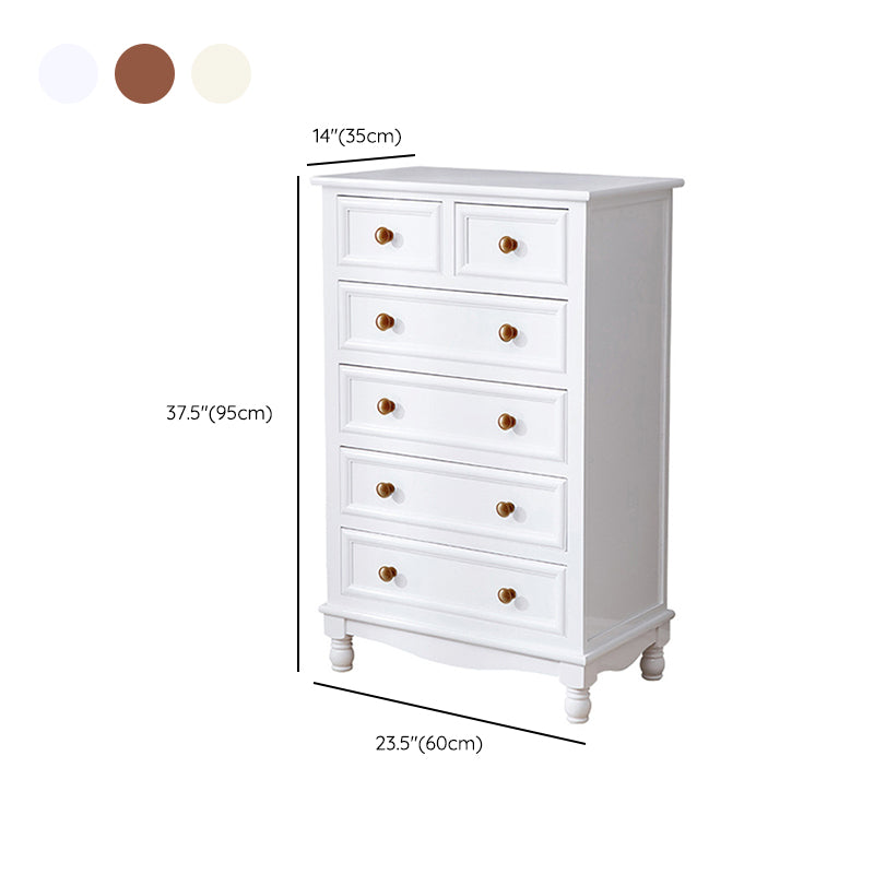Contemporary Chest Knobs Solid Wood with Drawer Rectangle Accent Chest
