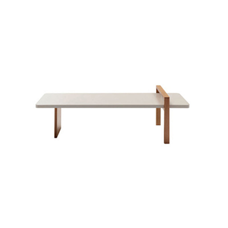 Contemporary Coffee Cocktail Table Solid Wood Coffee End Table