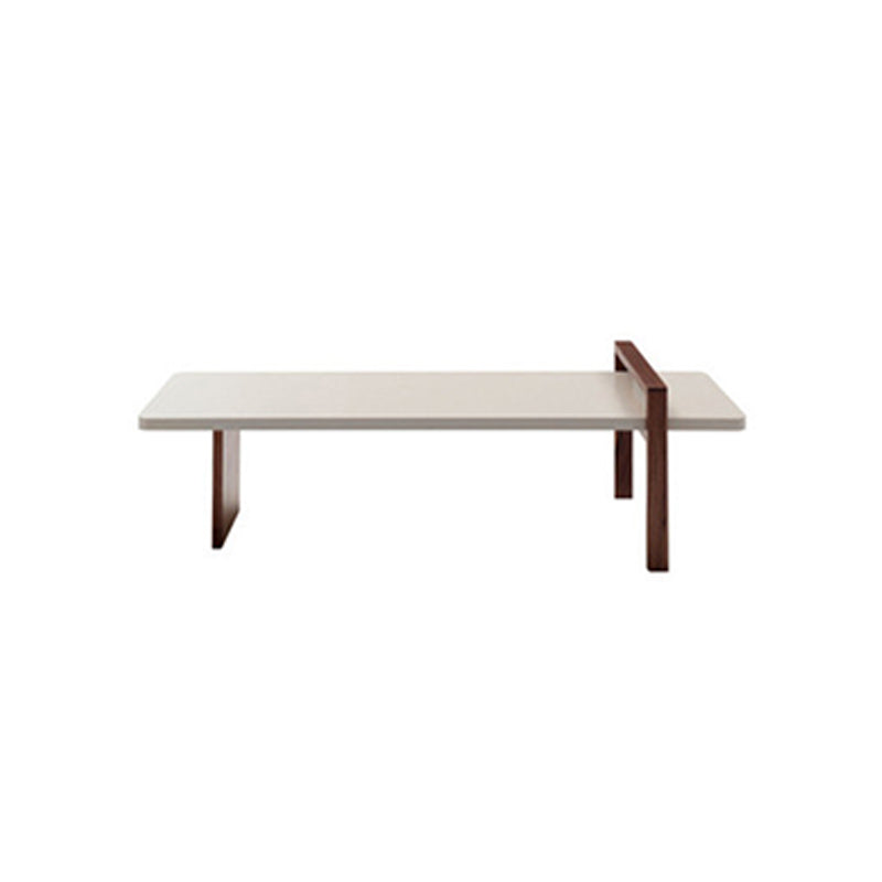 Contemporary Coffee Cocktail Table Solid Wood Coffee End Table