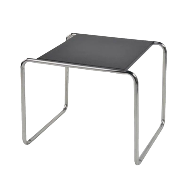 Contemporary Rectangle Solid Wood Coffee Table with Steel Sled Base