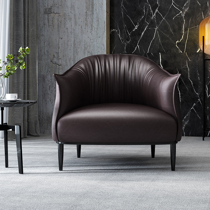 Arms Included Lounge Chair Living Room Chair with Black Legs