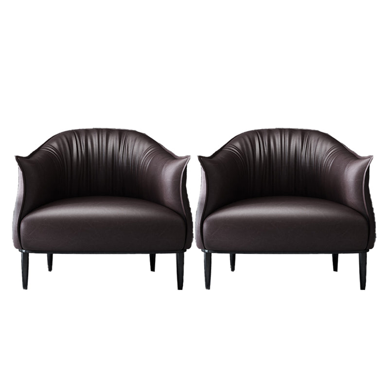 Arms Included Lounge Chair Living Room Chair with Black Legs